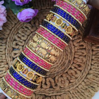 Elephant Bridal Bangles Set