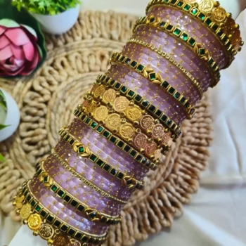 Lashimi Coin Bridal Bangles