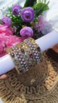 PurpleWhiteStoneBangles