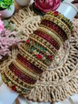 Red and Green Bridal Set