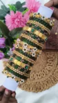 Eleplant Green Colour Bridal Set