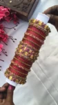 Rain Pink Bridal Bangles Set