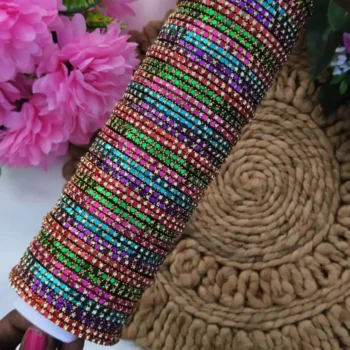 Coin 5 Dozen Baby Shower Glass Bangles
