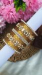 Gold Colour Semi Bridal Set
