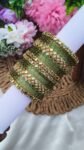 Light Pista Green Semi Bridal Set