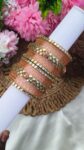 Peach Colour Semi Bridal Set