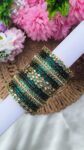 Peacock Green Colour Semi Bridal Set